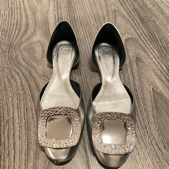 Roger Vivier silver flat - Picture 2 of 7
